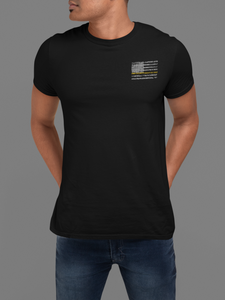 Thin Gold Line American Flag